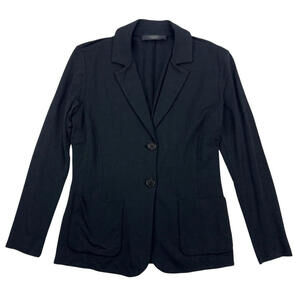 Weekend Max Mara Jersey Knit Blazer Jacket Black Size S-M